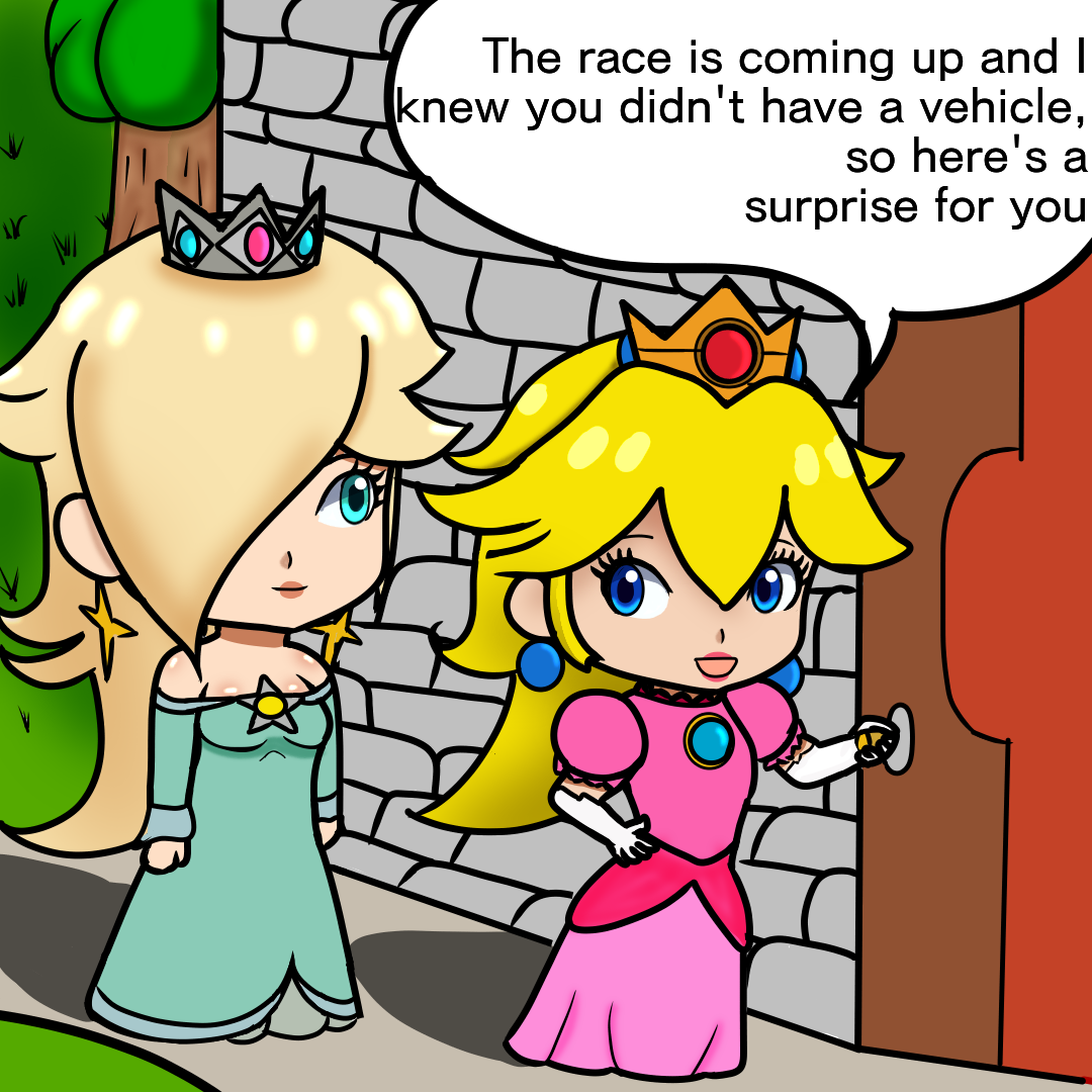 rosalina y peach by frankches English.png