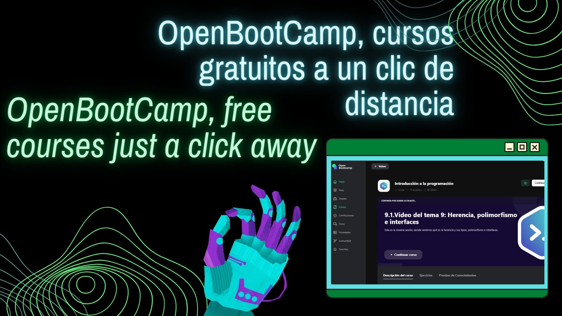 OpenBootCamp, cursos gratuitos a un clic de distancia [ESP-ENG] 