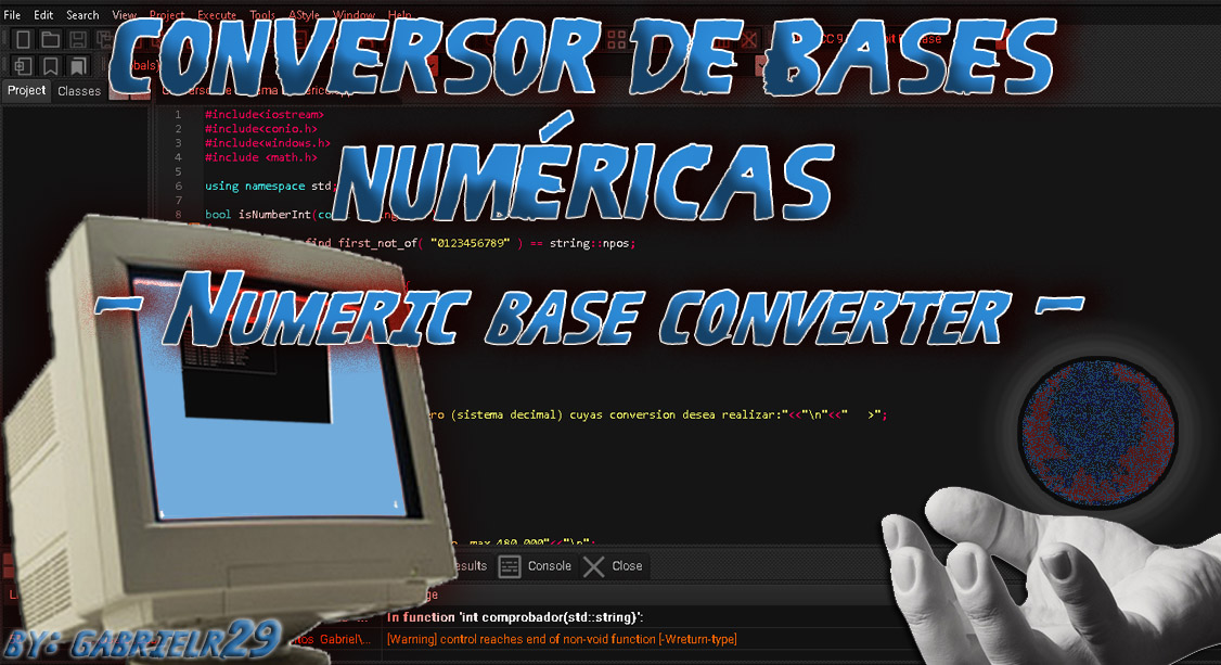 Conversor de bases numéricas [ESP-ENG] | C++