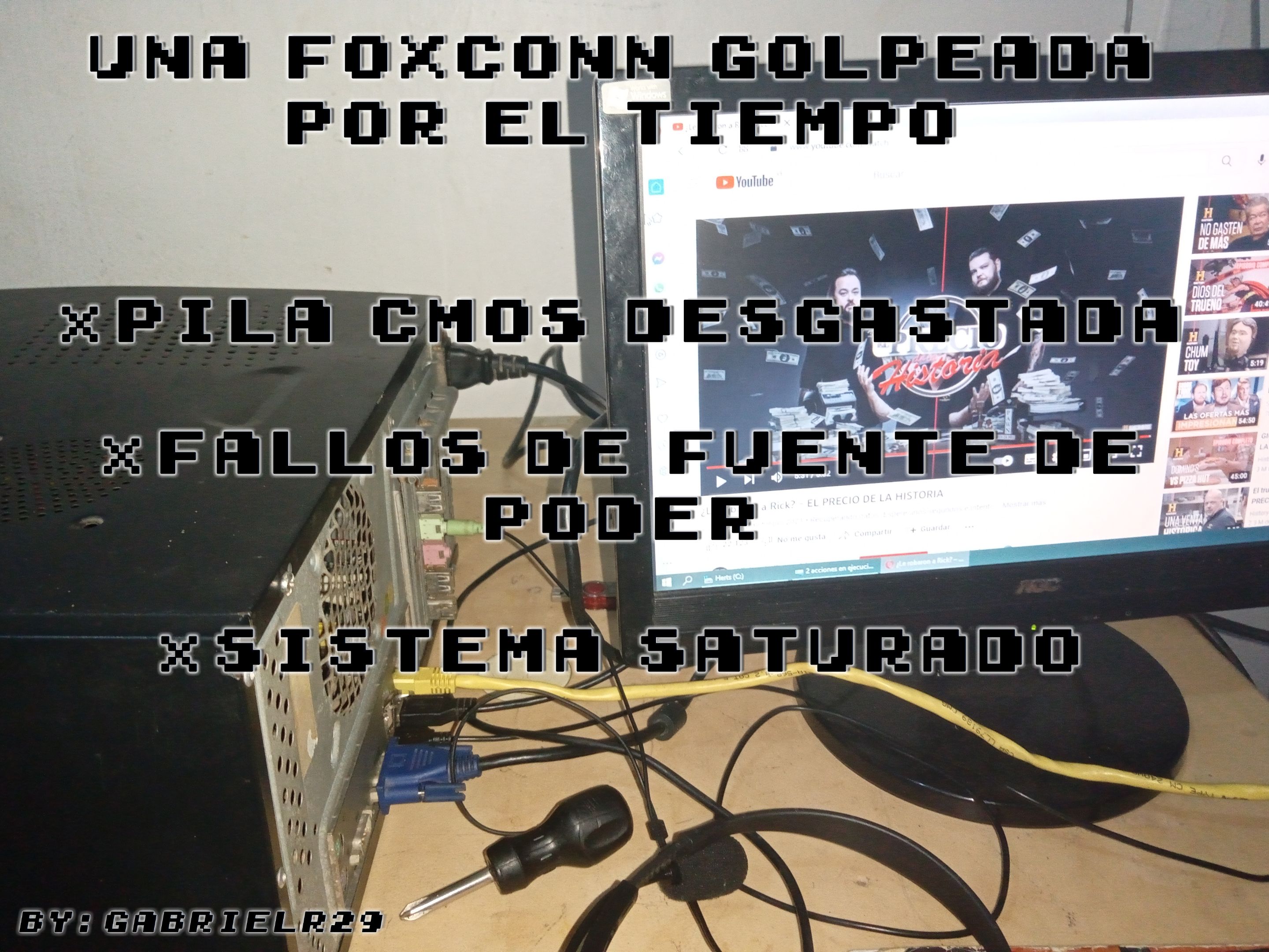 Una Foxconn golpeada por el tiempo  [ESP-ENG]