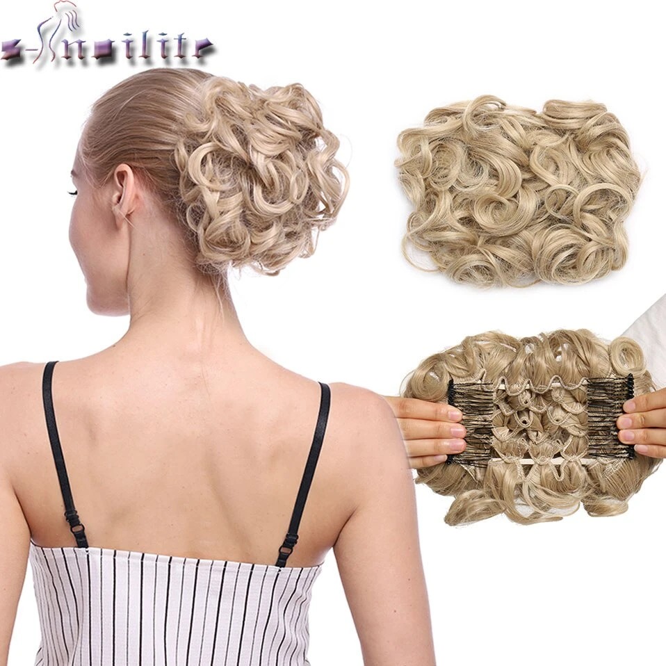 Curly Synthetic Hair Extension Bun.jpg