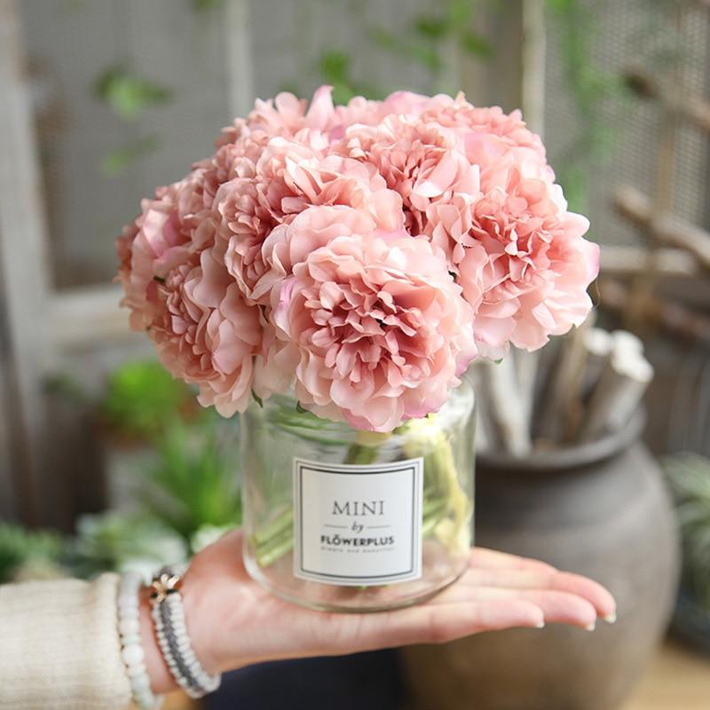 Pink Silk Hydrangeas Artificial Flowers.jpg