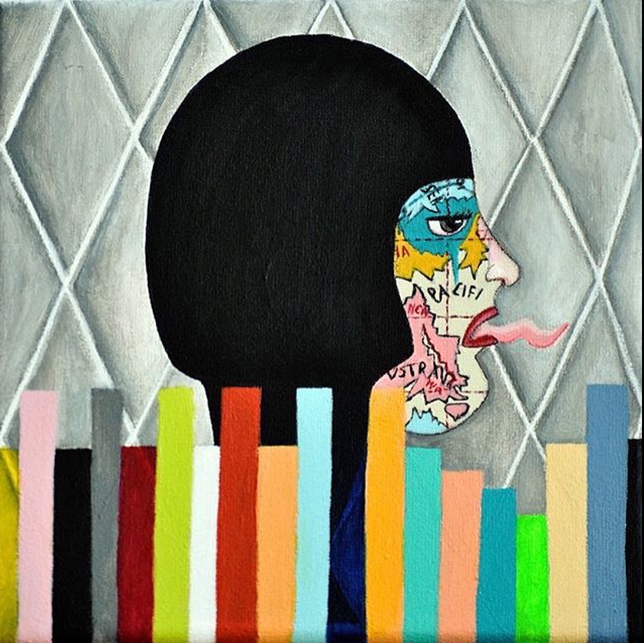 'Through The Looking Map' by Inés Villeparisis