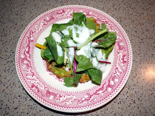 Flatbread with greens and dressing crop April 2024.jpg