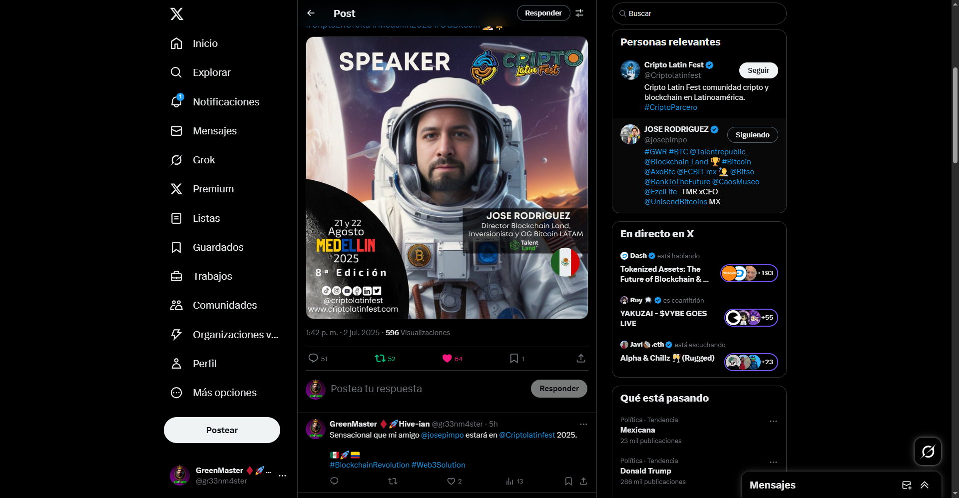 FireShot Capture 191 - (1) Cripto Latin Fest en X_ 🌌🚀✨ ¡El Cripto Latin Fest 2025 sigue - [x.com].png