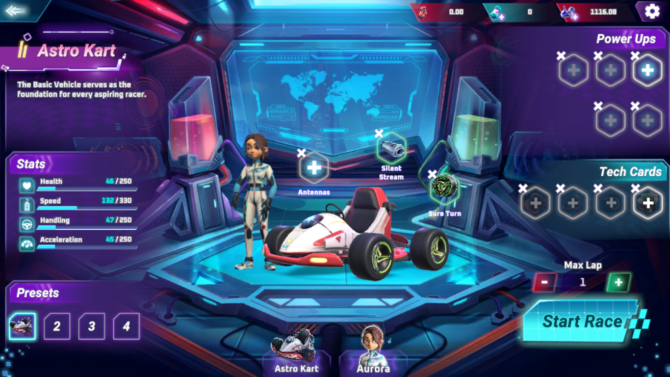 My Current Stats in Moon Karts