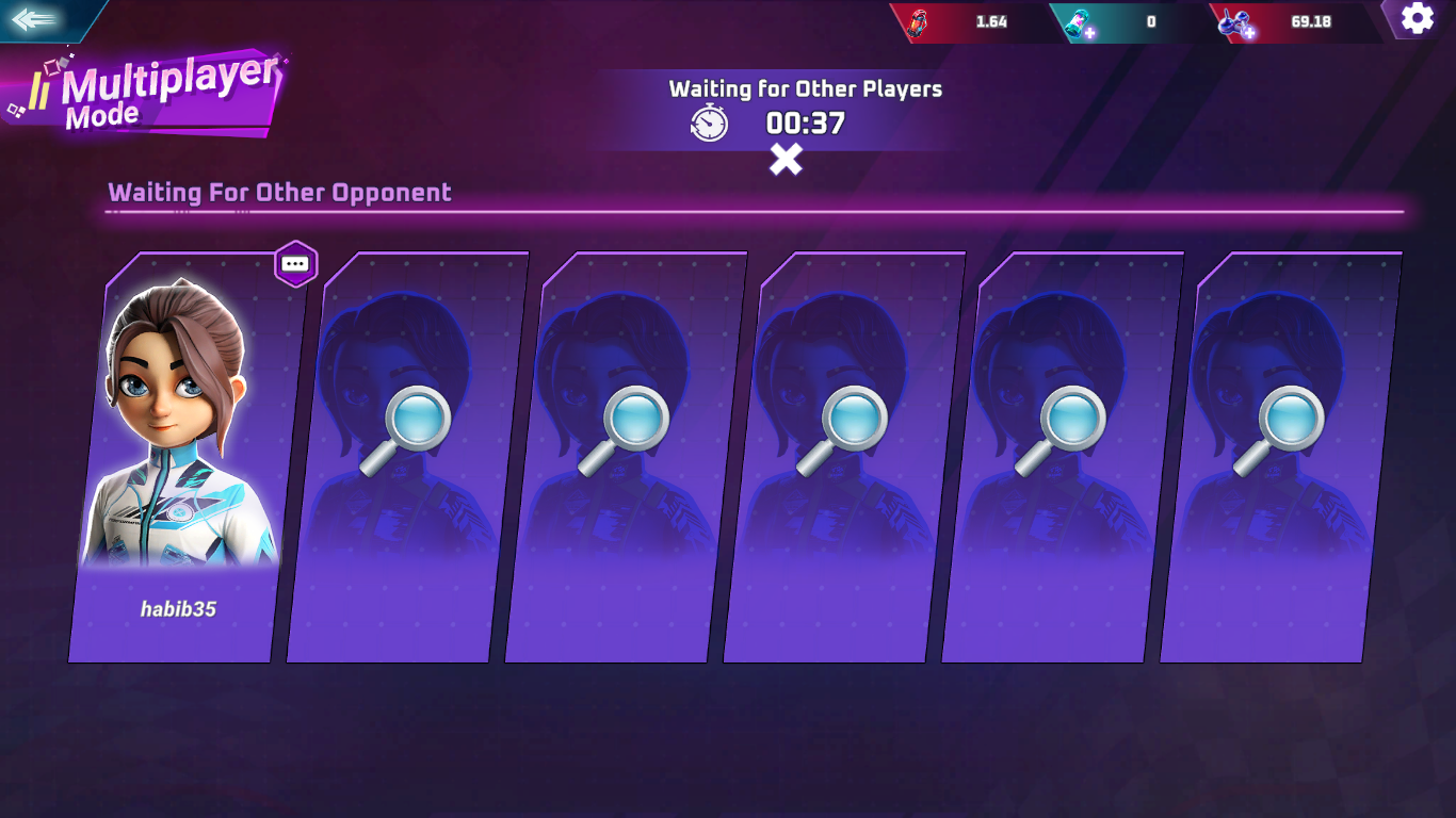 New Race on Moon Karts 
