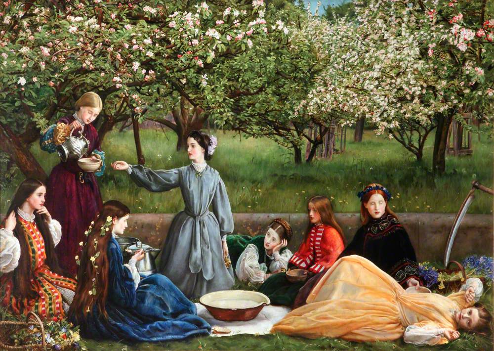 Spring Or Apple Blossoms by Millais