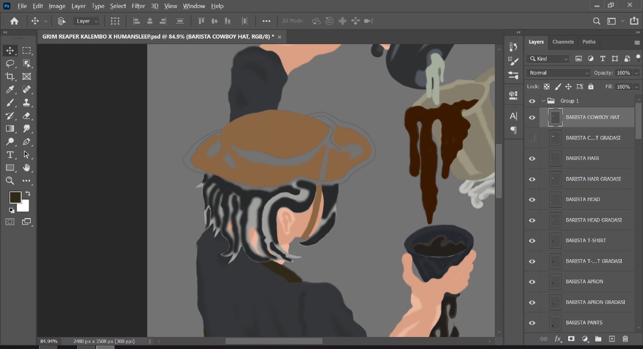 GRIMREAPER KALEMBO X HUMANSLEEP - coloring barista cowboy hat.jpg