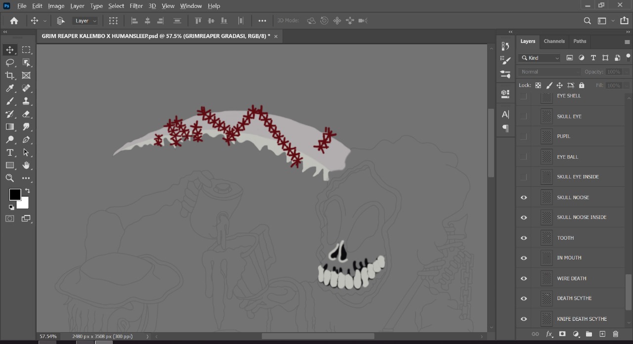 GRIMREAPER KALEMBO X HUMANSLEEP - coloring skull noose.jpg