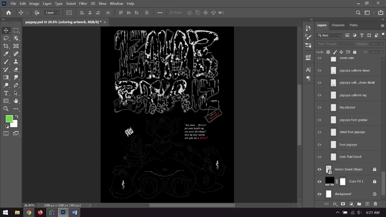 uniformed thugs - import psd to coloring.jpg