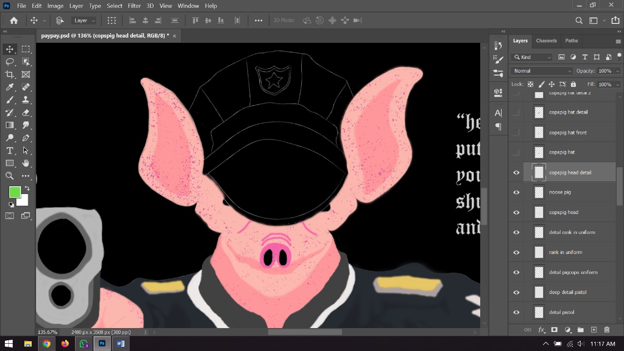 uniformed thugs - coloring - on all parts of the head.jpg