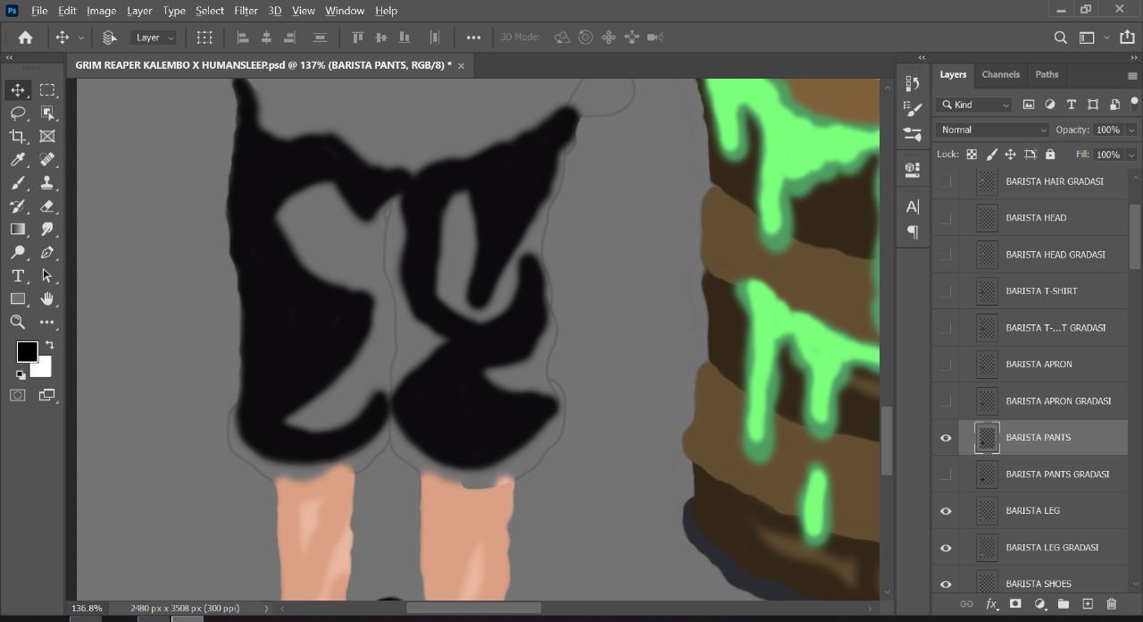 GRIMREAPER KALEMBO X HUMANSLEEP - coloring barista pants.jpg