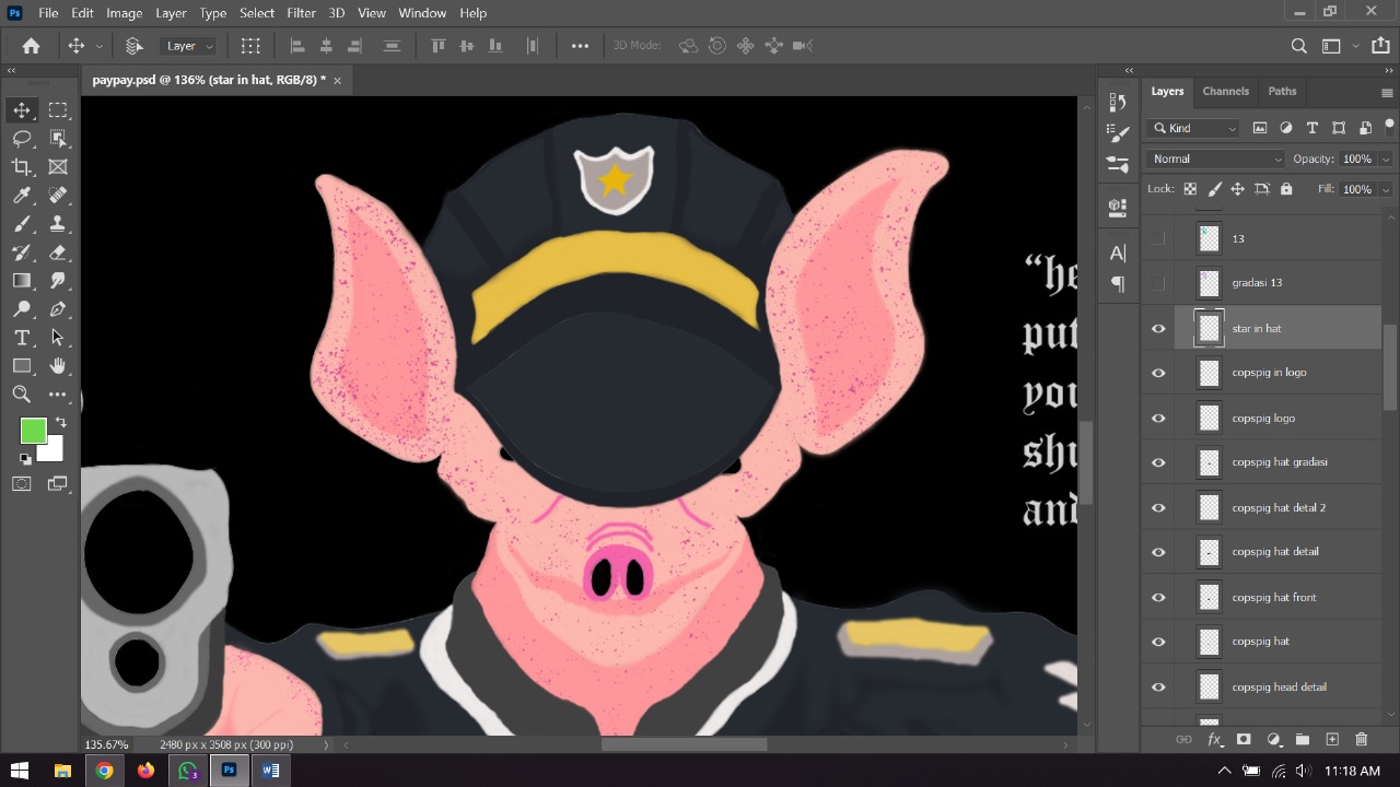 uniformed thugs - coloring - hat cops and logo.jpg