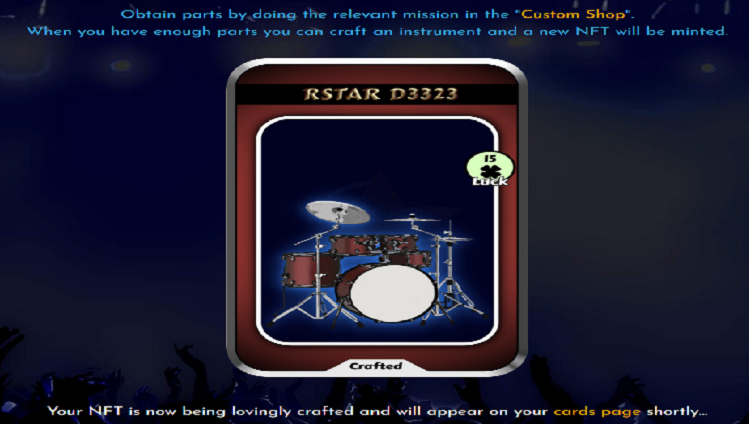 @imfarhad/rising-star-printed-a-custom-drum-card-nft-rstar-d3323-opened-two-card-packs-and-progress-updates
