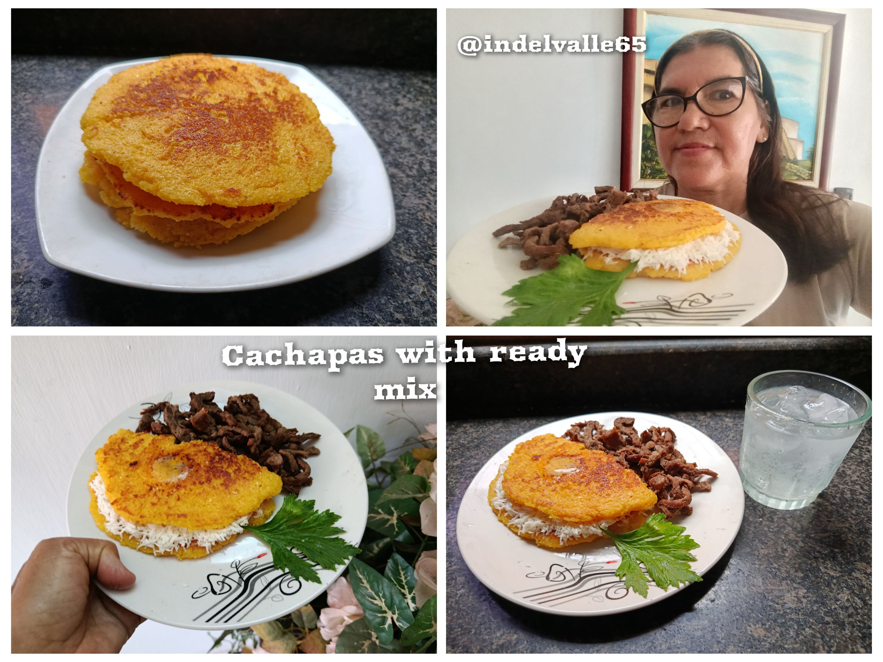 Preparing some quick and easy cachapas with ready mix.[Esp-Eng]