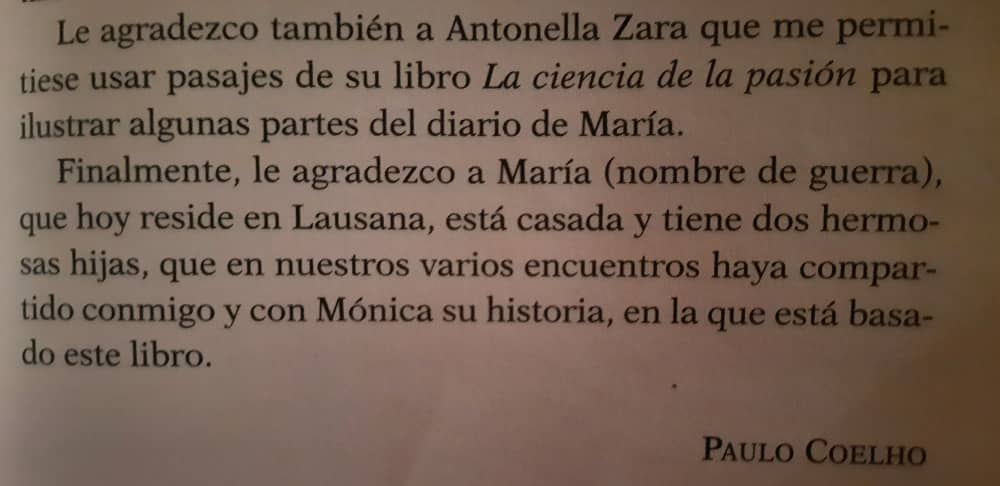 Finally, I thank Maria, now living in Lausanne, married with two beautiful daughters, who has shared with me her story on which this book is based.