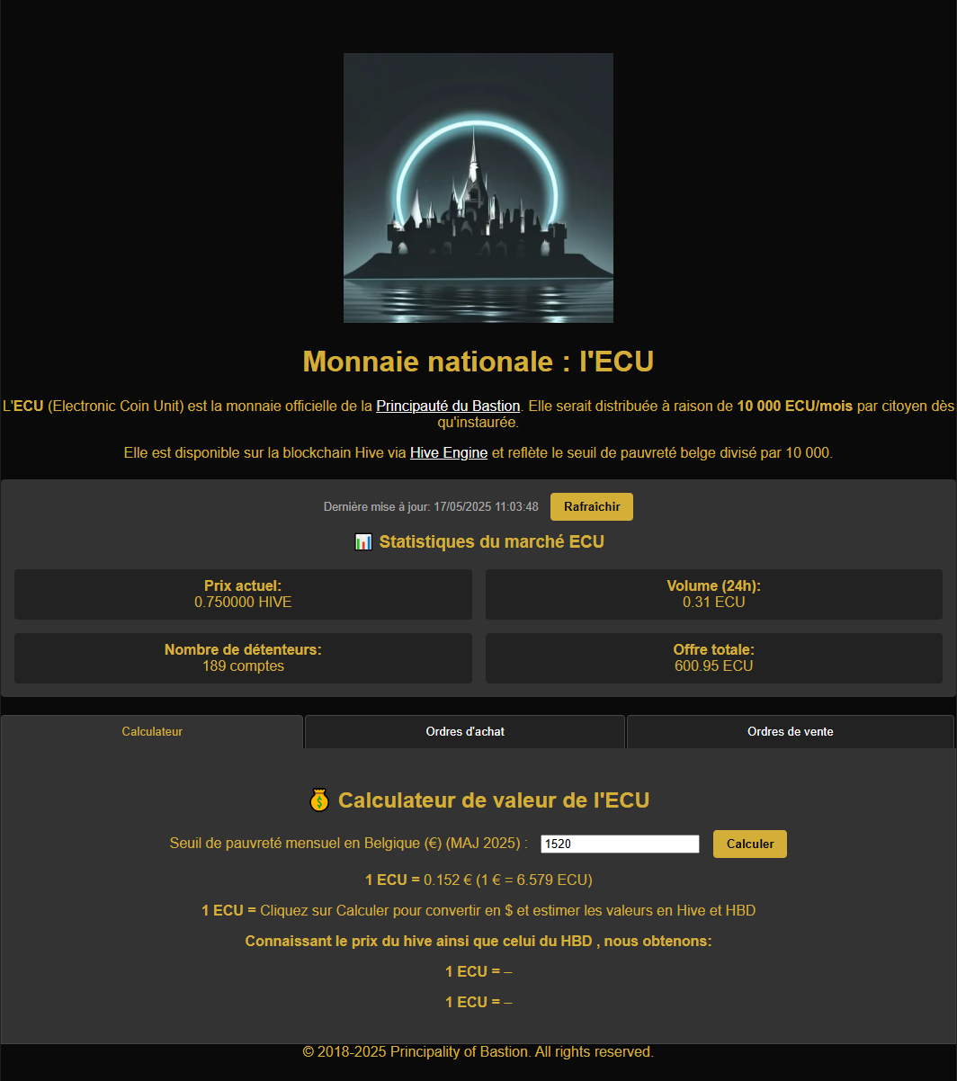 Mise à jour Page ECU
