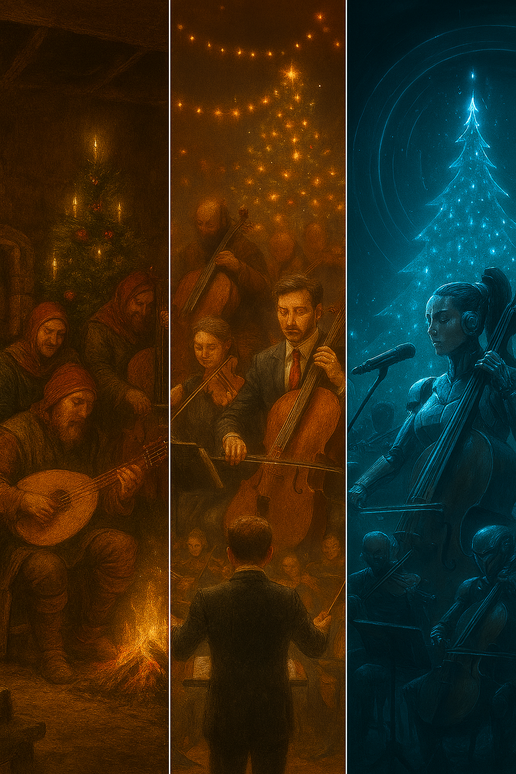 Ghosts of Christmas Past, Present, and Future