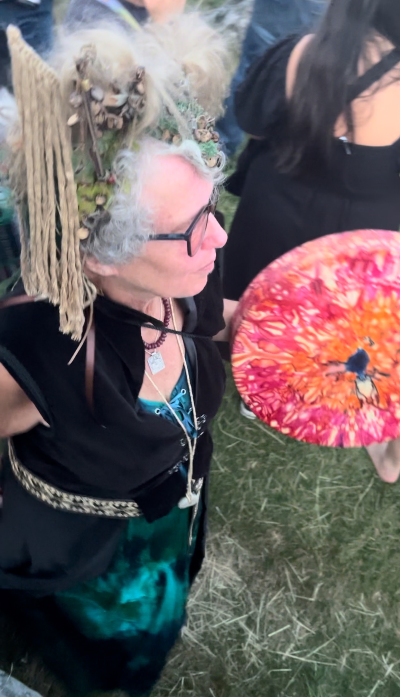 "I don't have enough space to beat the beat of my drum" Summer Solstice, Stonehenge, UK, 2024