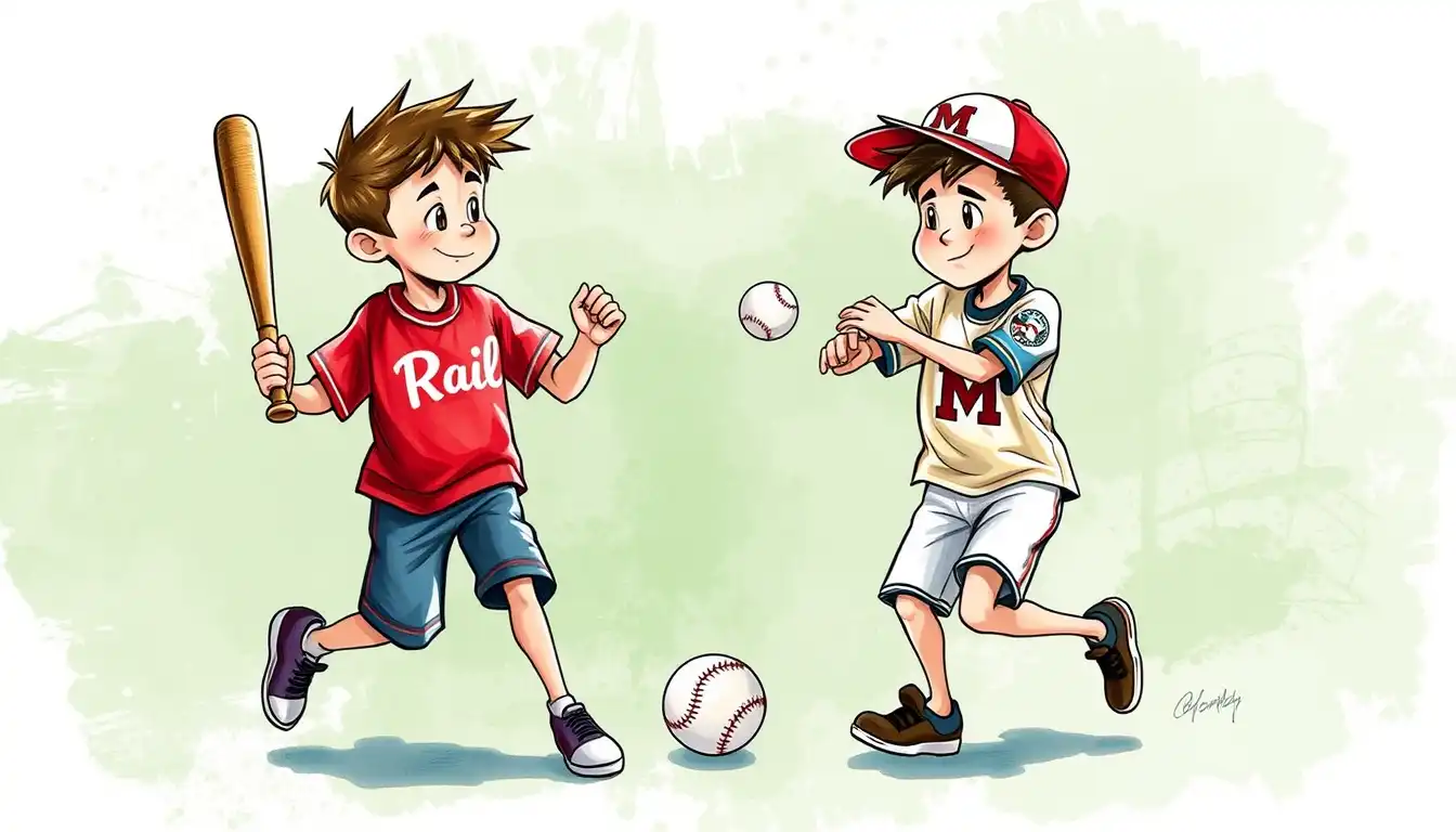 Raul y Miguel en beisbol.png