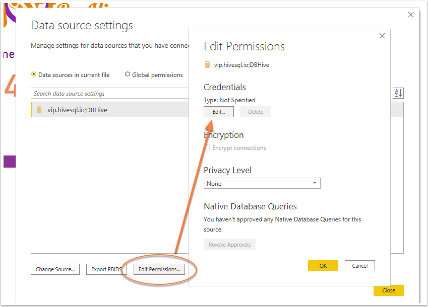 Edit Permissions