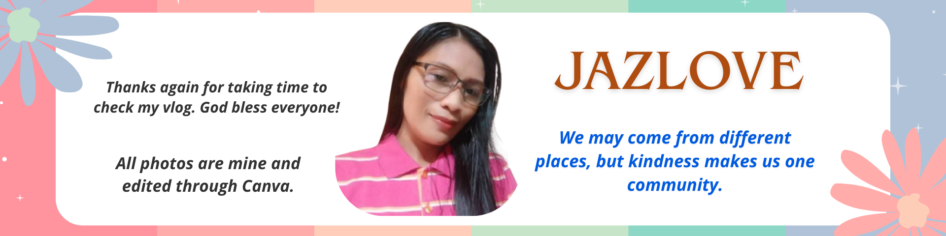 Welcome Google Classroom Header in Pastel Rainbow Floral Sparkle Style (1).png