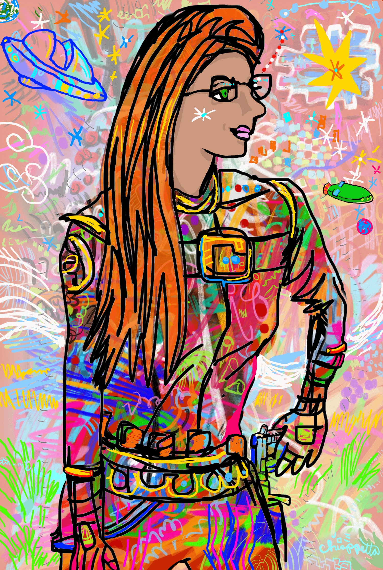 SciFiPoliceWomanAnimate01.gif