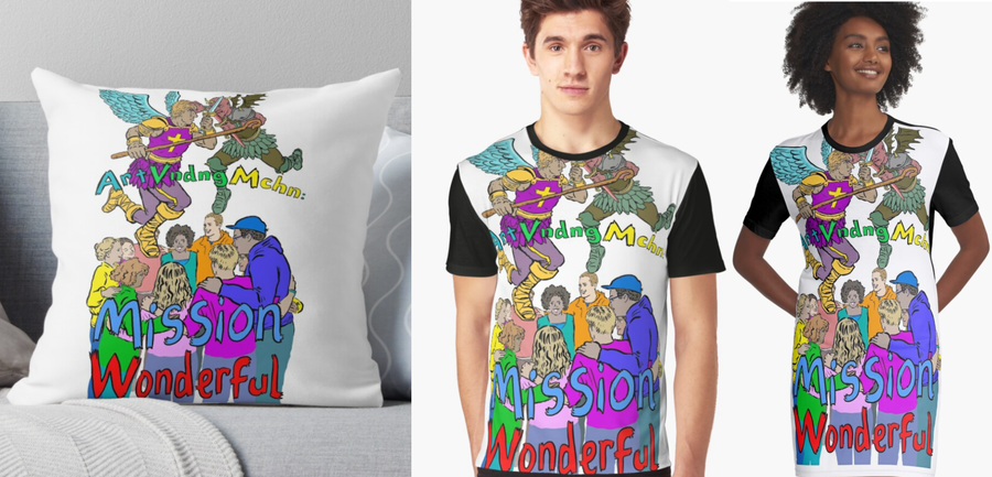 Merch store for ArtVndngMchn Mission Wonderful