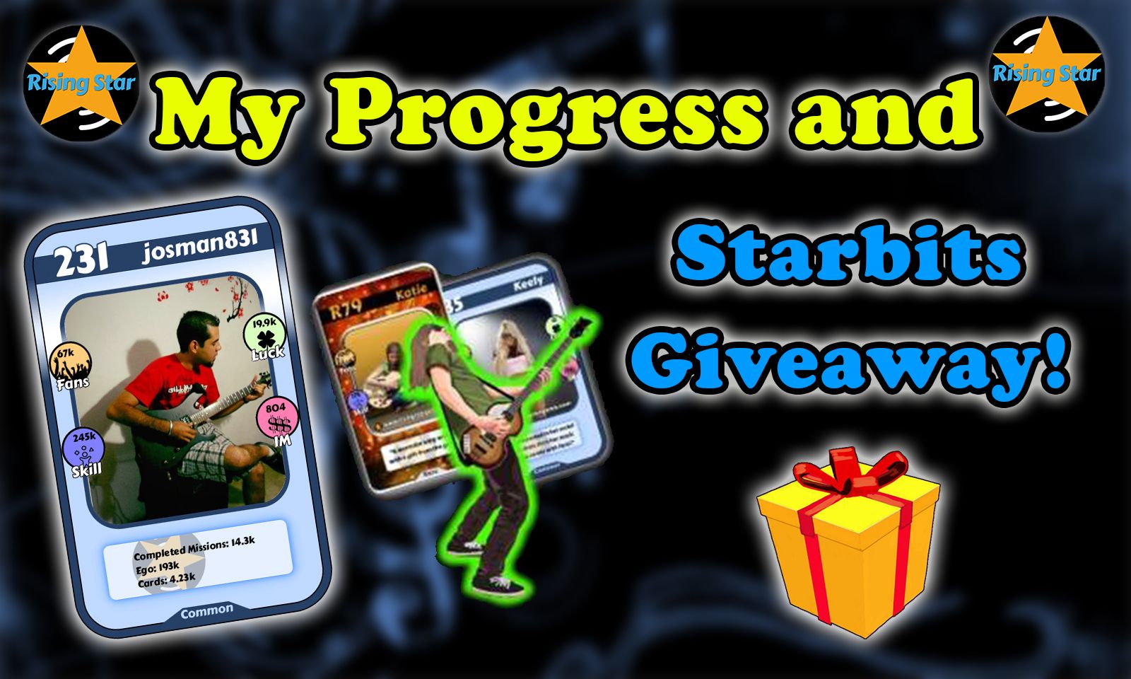 @josman831/62-my-risingstar-progress-and-giveaway-road-to-the-100k-fans