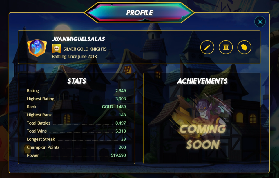 My Splinterlands profile