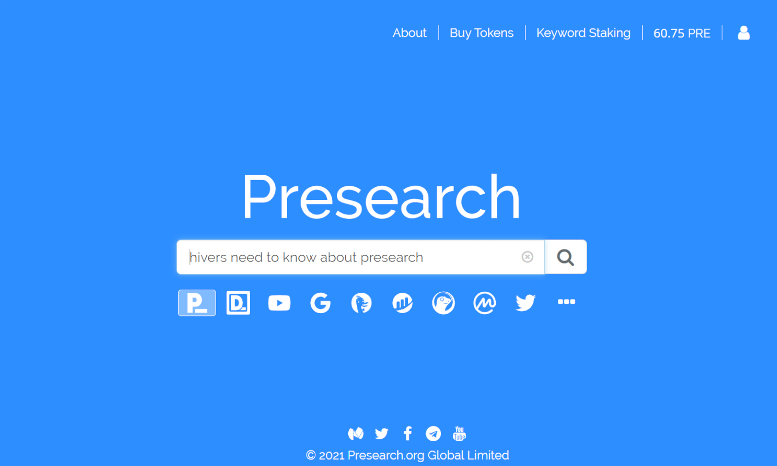 Presearch.org 👨💻 Earn Free Crypto For Your Web Searches (I Average $0.57 per day)