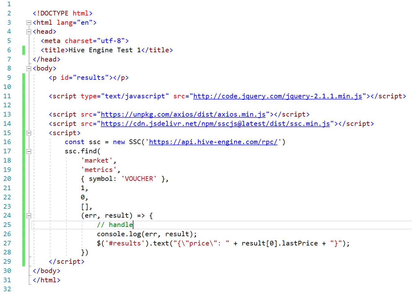 Get hive-engine price with code