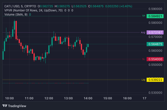 Mein aktueller Trade: CATI, ein Memecoin auf der TON Chain