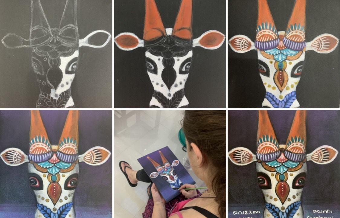 Kuhmaske - progress.JPG