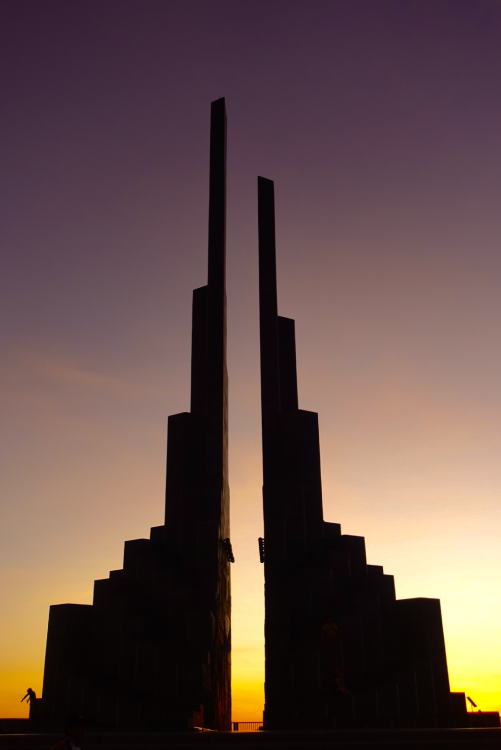 Nghinh Phong Tower in the dawn light