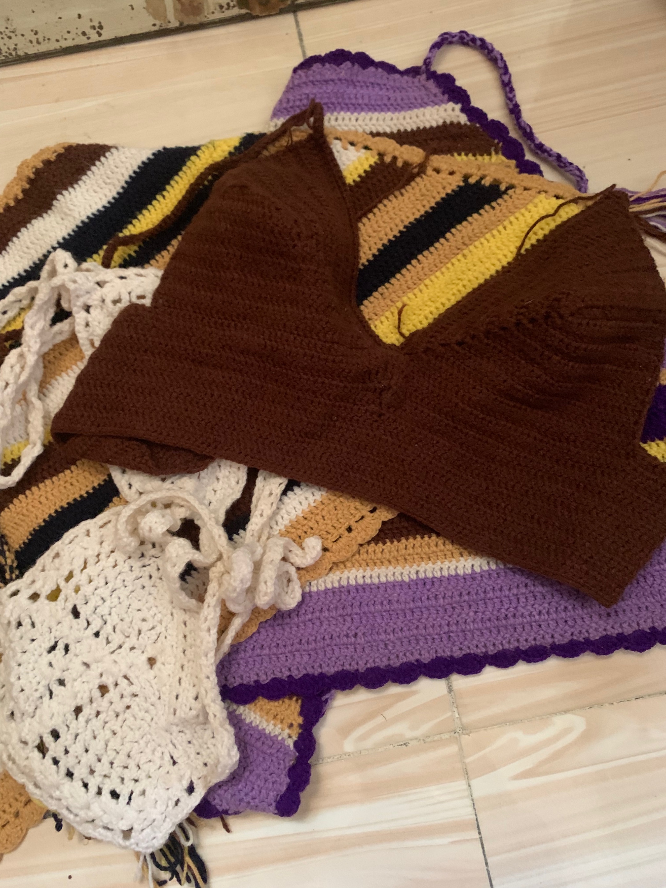 some of my crotchet tops