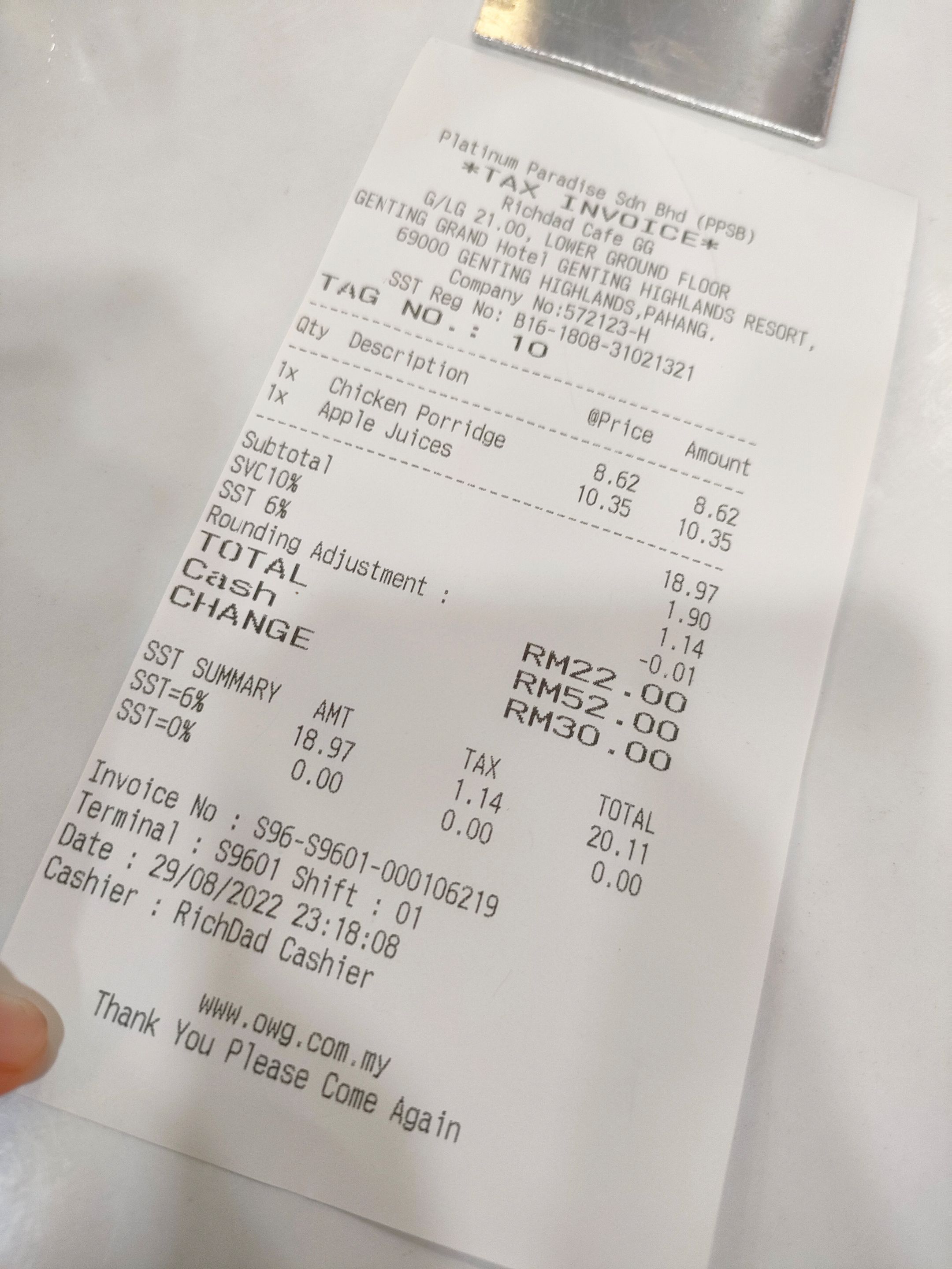 Receipt