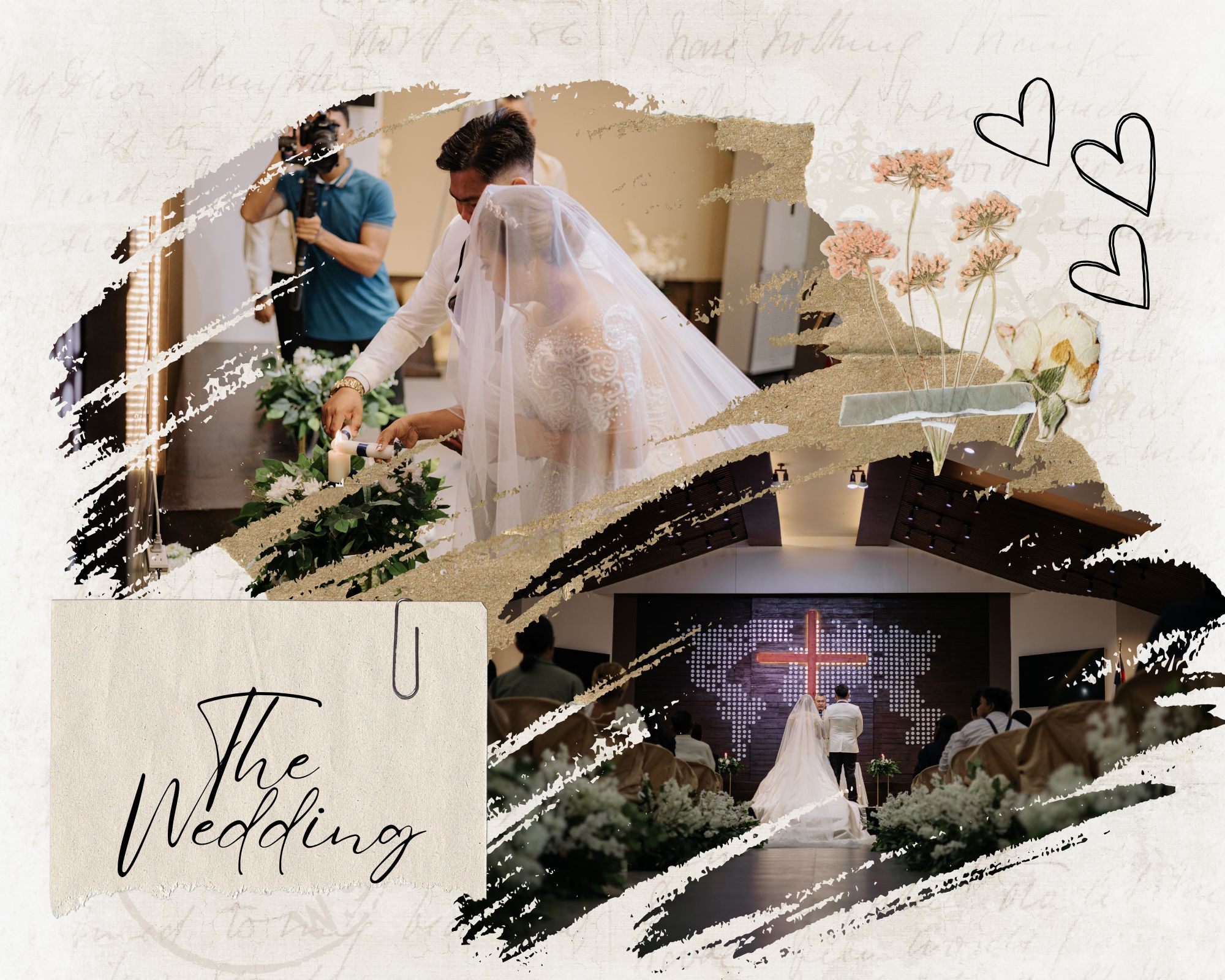 Beige Brown Aesthetic Scrapbook Style Photo Collage .png