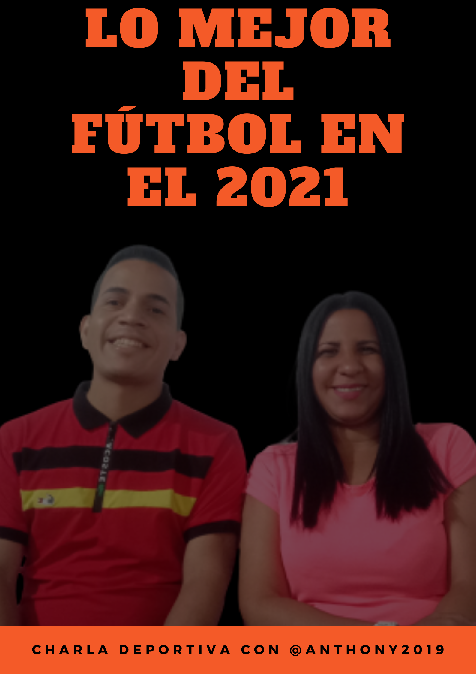 Naranja Negro y Blanco Futbol Póster.png