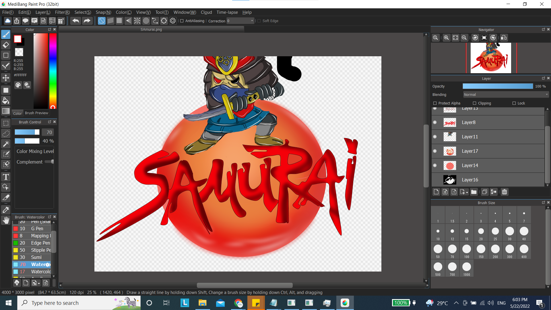 Step 5 - Shading - Full Moon