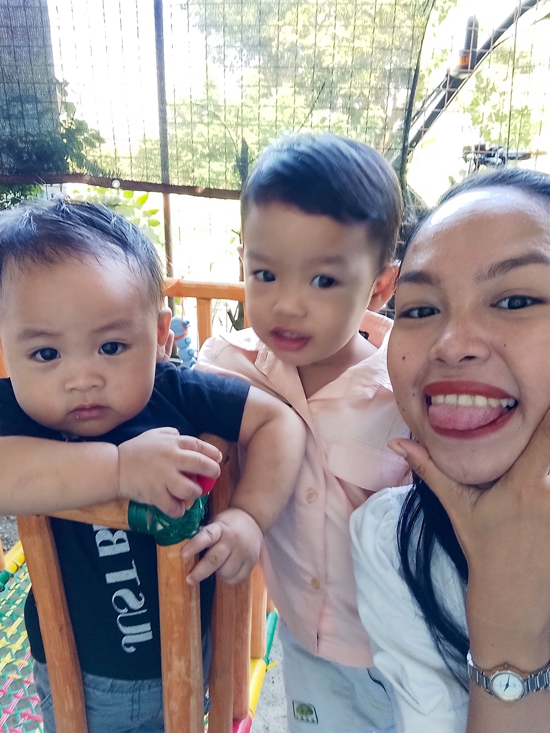 With my little ones