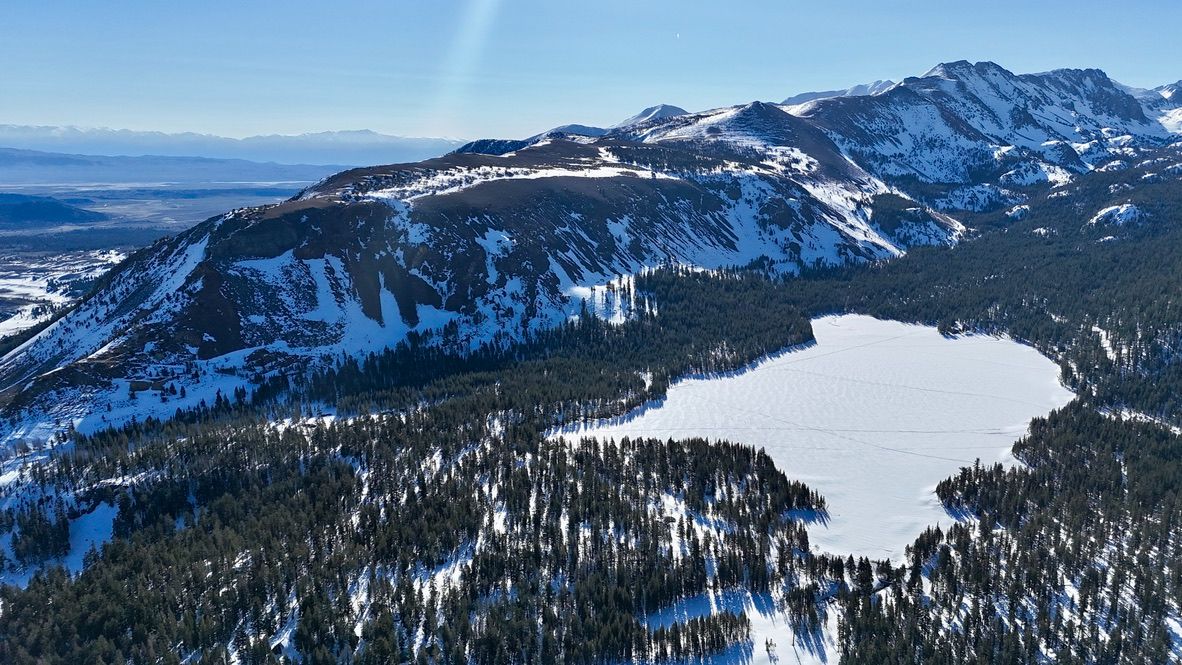 Lake Mary and back of The Sherwins