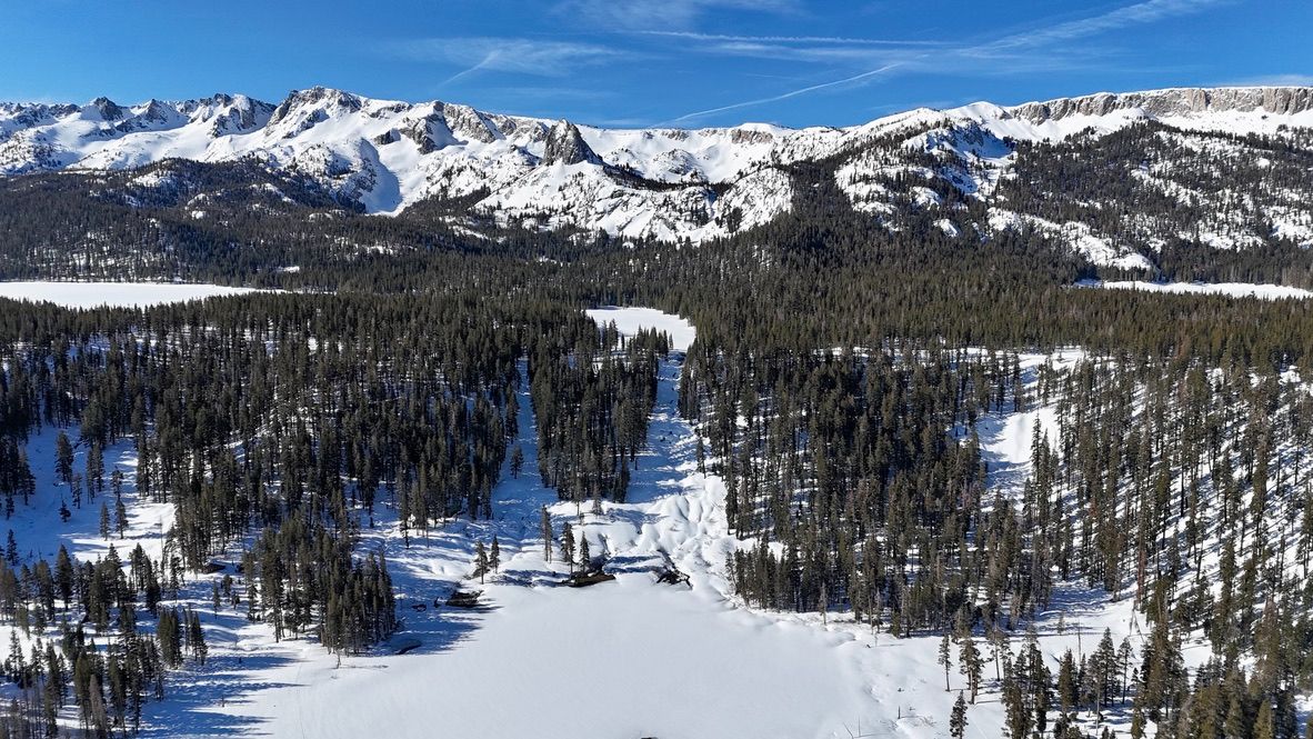 Crystal Crag and Mammoth Crest in the back