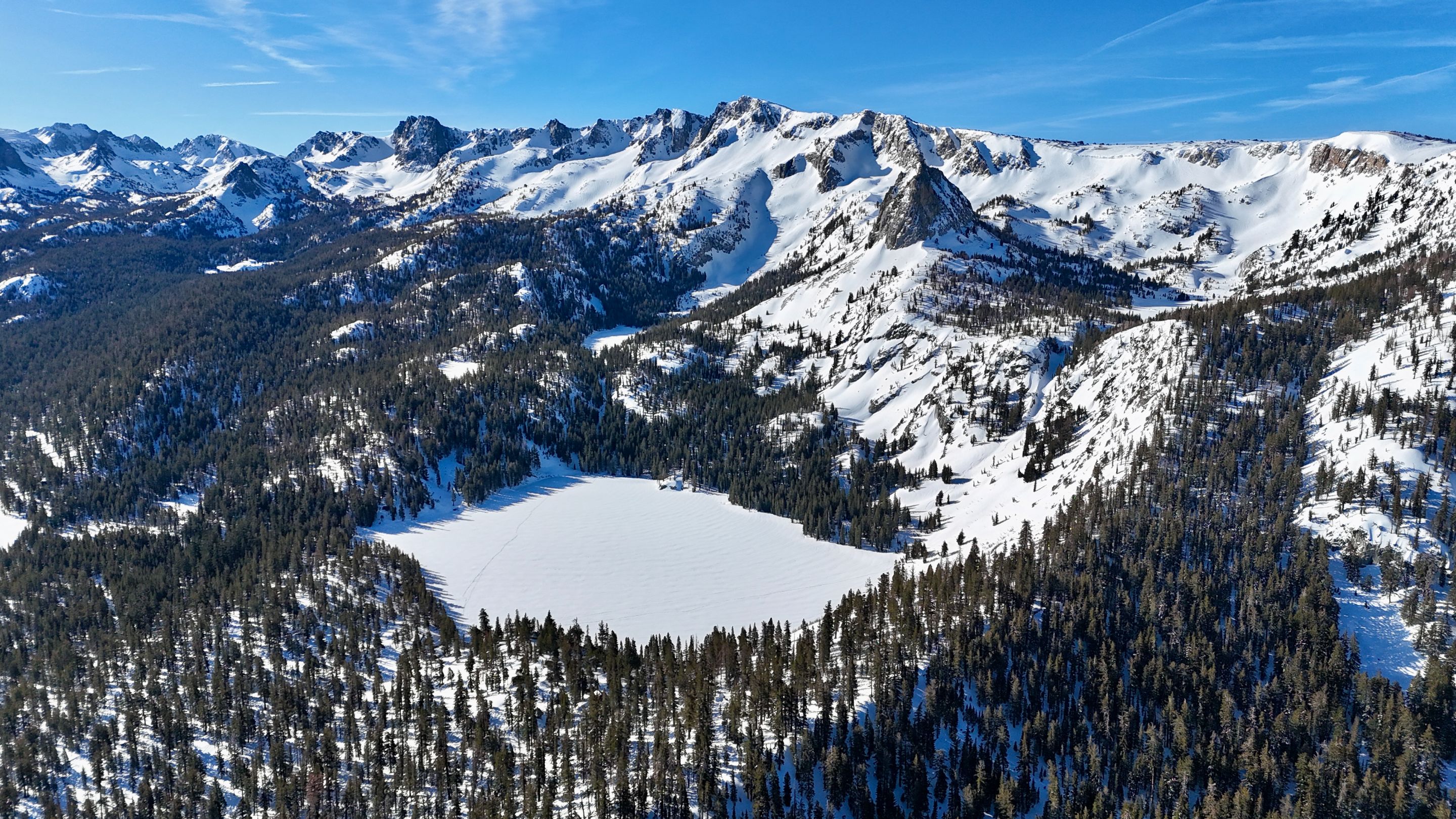 Lake George, Crystal Crag and Mammoth Crest