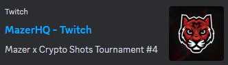 Mazer X Crypto Shots Tournament