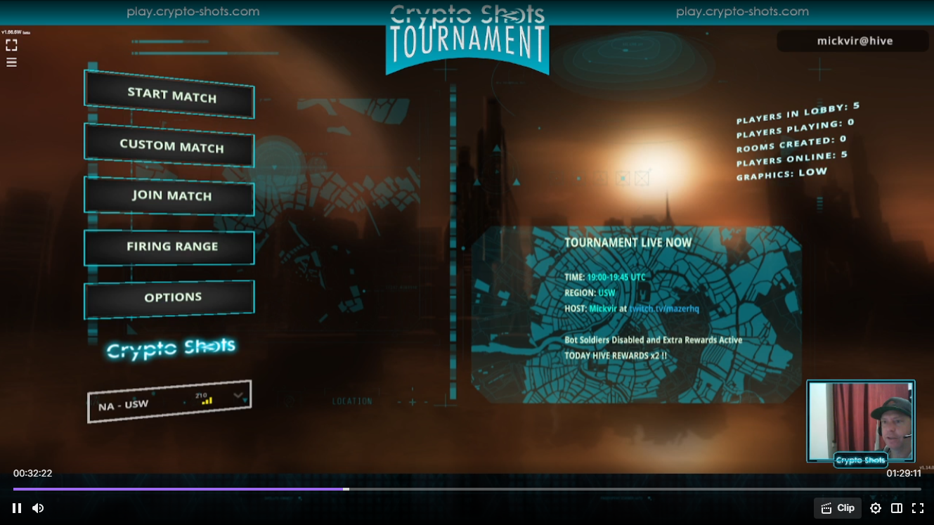 CRYPTO SHOTS TOURNAMENT WOO GIVEAWAY