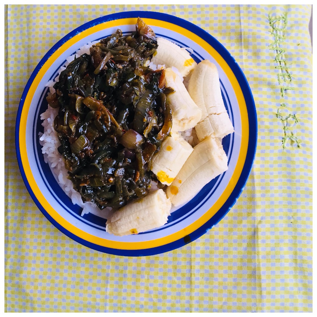 A0D10693-4…
Payout: 0.000 HBDMy African Native Onions 🧅 Sauce Served With White Rice And Banana very Nutritional to the Body.
2025-09-24 08:51![41CCDACA-DAD3-4E36-AA81-CE411CED025C.jpeg