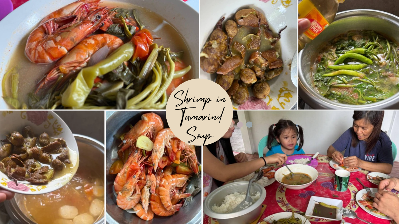 Fresh Shrimp in Tamarind Soup | A Sour and Comforting Filipino Dish!