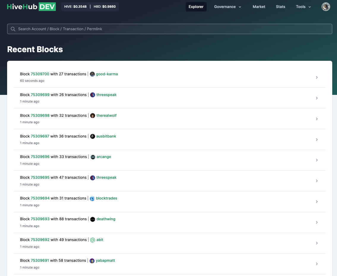 HiveHub Explorer